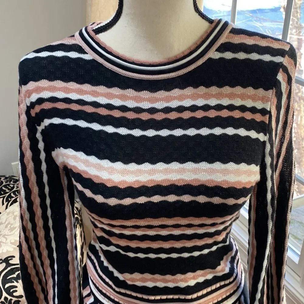 kate spade Black and Pink Striped Dress - Picture 2 of 3